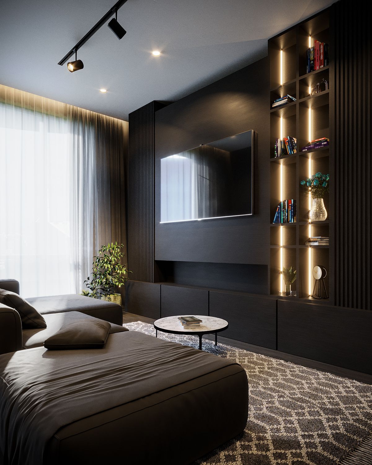 Media and feature walls